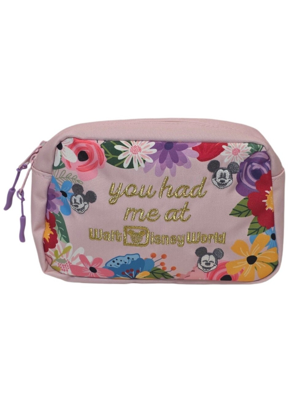 Disney Parks "You Had Me At Walt Disney World" Belt Bag Fanny Pack - NWT